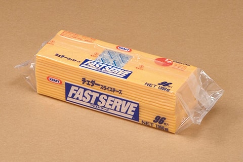 業務用チーズ クラフトファストサーブ チェダー スライスチーズ 1350 (96枚入)